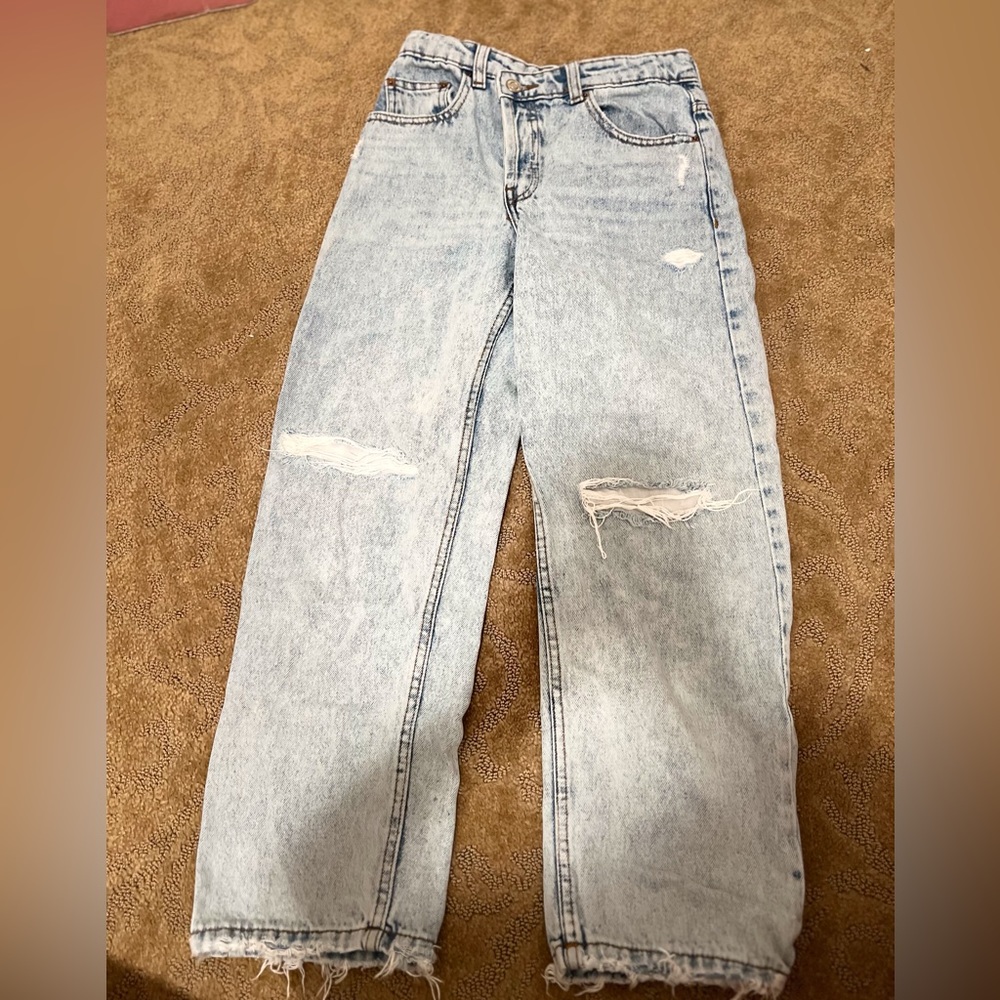 Blue wide leg Zara pants size 11/12